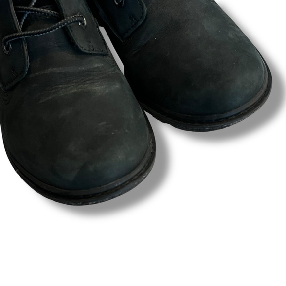 Timberland Earthkeepers Amston Wedge Booties Laceup Black Leather 8253A Womens 7 - Picture 5 of 13